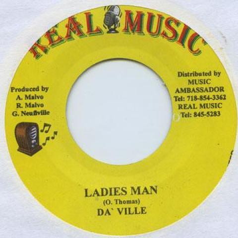 

7-дюймовая пластинка DA VILLE - Ladies Man Real Music 2003 US Регги, Ска и Даб