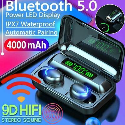 Hbelmer wireless Bluetooth con riduzione del rumore CVC8.0 TWS 8D HIFI 5.0