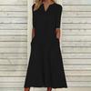 Popular Casual Dress V Neck Anti-pilling Dressing Up
