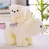 Cartoon White Throw Pillow 25cm Plush Doll Polar Bear Doll Plush Toys Polar Bear Plush Stuffed Toys