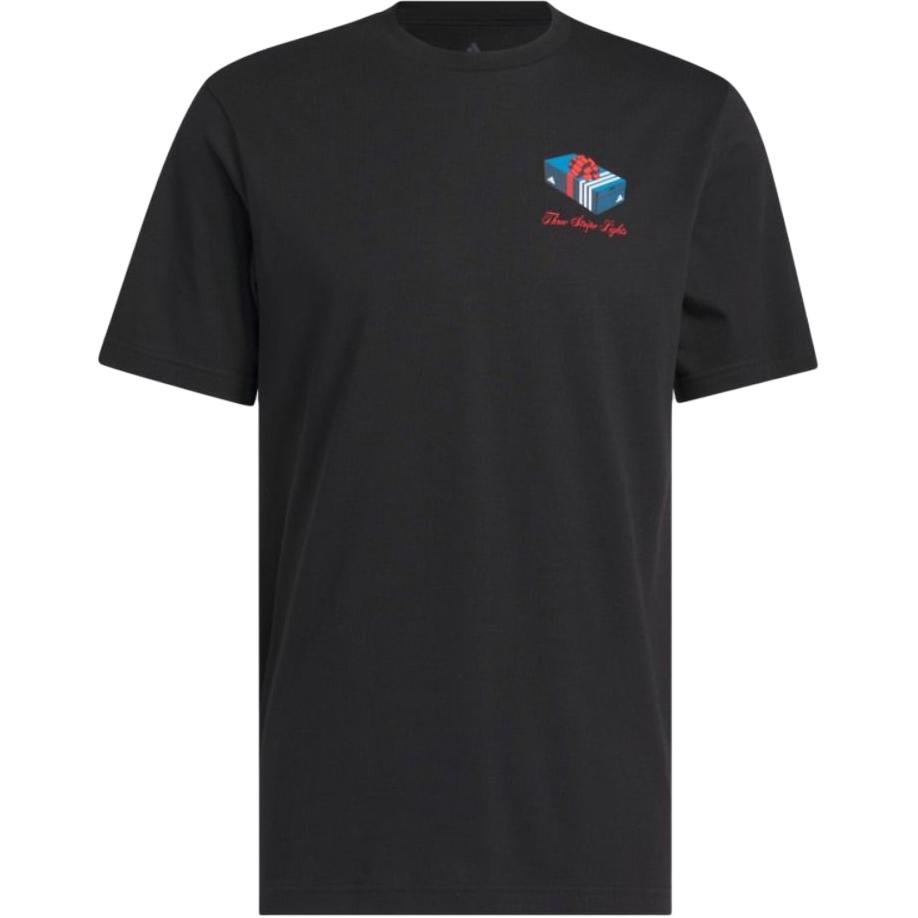 

Adidas M Holiday Gift Box T Comfortable Round Neck Pullover Short Sleeve T-Shirt Men Tops JV8438 XL