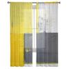 Stil pictură în ulei abstract geometric galben tul fereastră perdea draperii transparente perdele pentru sufragerie decor interioară panou