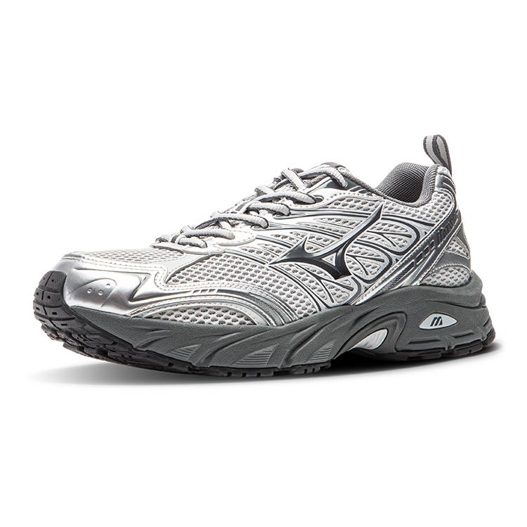 Mizuno LG 2000 Slip-Resistant Breathable Low-Top Casual Shoes Unisex Silver Gray Mizuno D1GH230211