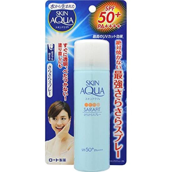 

Skin Aqua Sarafit UV Smoothing 50g Spray, Fragrance-Free (SPF50+ PA++++)