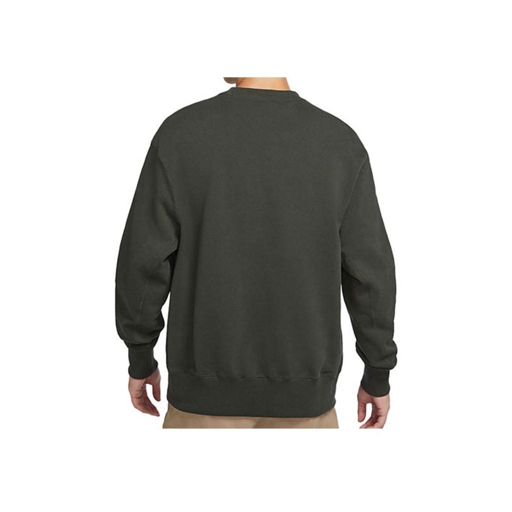 Nike Sportswear Logo Pullover Sweatshirt Men Tops Brown Green DA0022-355