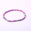 Bracelet de perles de verre, 1 pièce, style Boho, Bracelet de cheville en perles colorées
