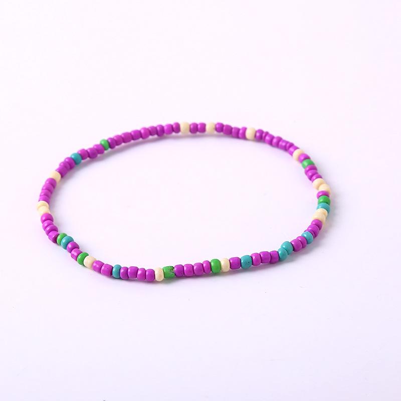 

1 шт. Браслет із скляних намистин, браслет у стилі бохо, барвистий браслет із намистин