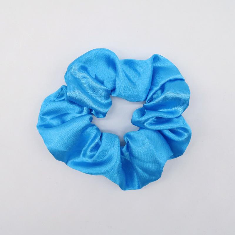 Vintage French Satin Silk Hair Tie - Retro Versatile Accessory