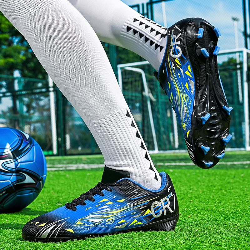 New Arrivals Pink Soccer Shoes Men Women Futsal Sneakers Professional FG/TF Men's Football Shoes Outdoor Non-slip Training Shoes