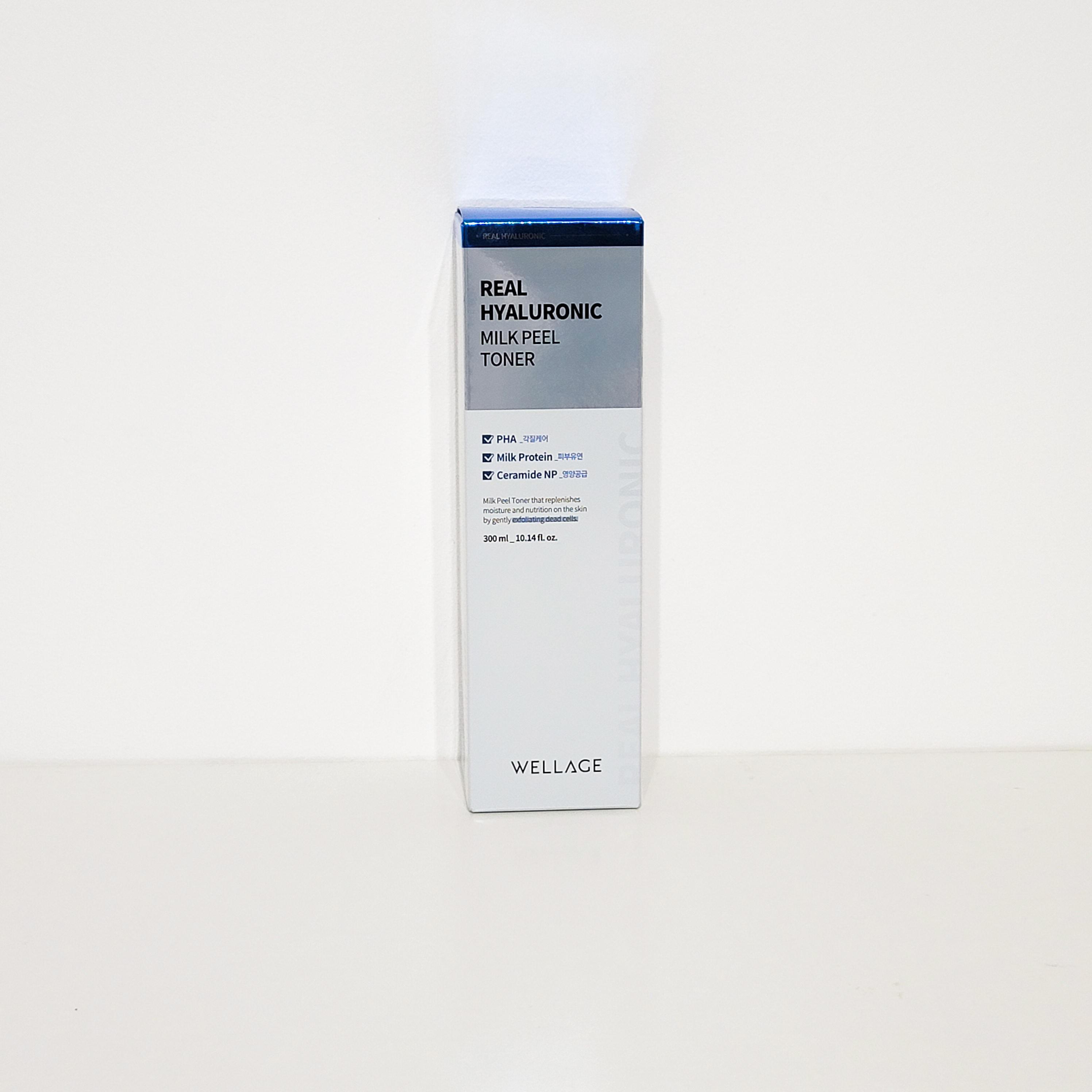 

[Wellage] Тоник Real Hyaluronic Milkpeel (300мл)