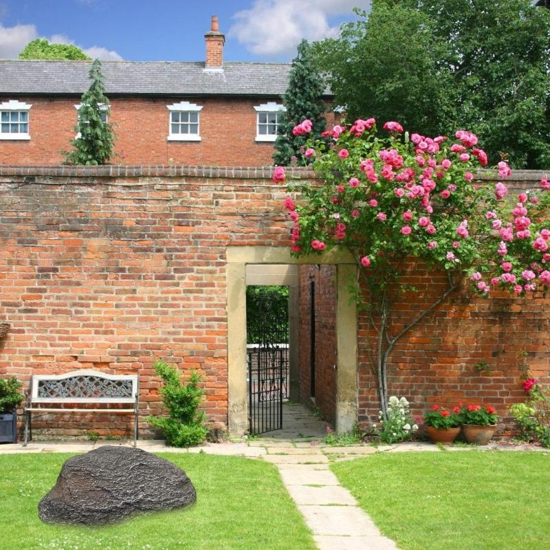 Lightweight Landscape Rocks PU Foam Fake Rocks Decorative Faux Stone Realistic Natural Texture,Easy to Install