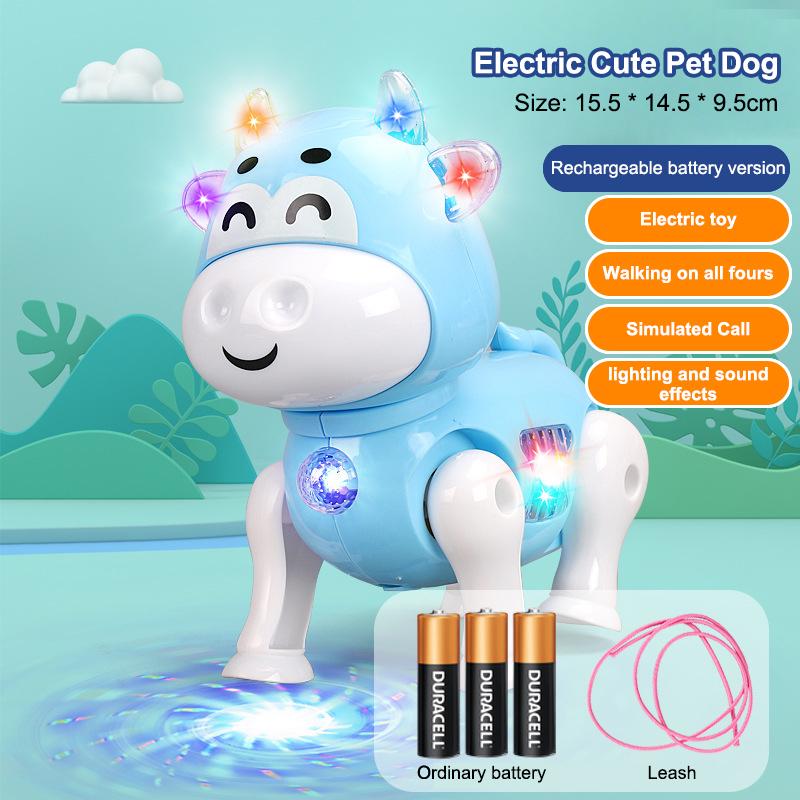 New Pink Color Electric Walking Pig Toy With Light Musical Kids Funny Electronics Toy Children Birthday Gift Toys
