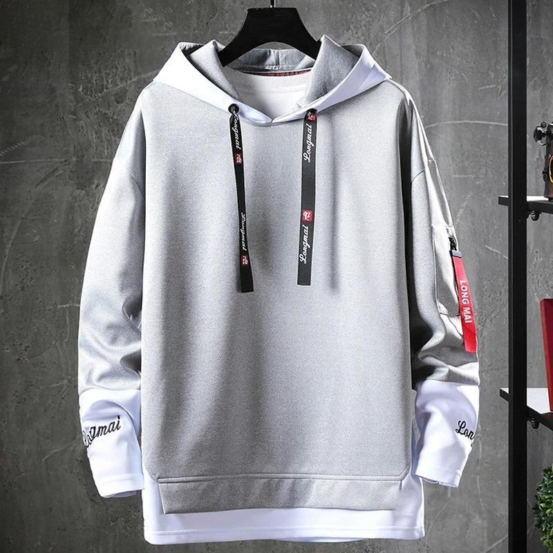 Fashion Men's Hoodies Hip Hop Hooded Sweatshirts Men's Streetwear Casual Outdoor Breathable Pullovers Fashionable