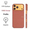 YTF-Carbon Magnetic Case For iPhone 17 Pro Aramid Carbon Fiber Cover For Magsafe 17 Pro Max Cover Mobile Phone Accessories