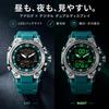 Men's Digital Military Watch with 3 Time Zones, 5ATM Water Resistance, LED Backlight, and Sport Watch Function