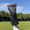 Kryt hlavy golfové hole Dřevěný kryt golfové hole Kryt hlavy golfové hole s cool kočičím designem Dřevěný kryt golfové hole Kryt hlavy golfové hole s roztomilým kočičím designem Aliennana (DR) Fairway Wood (FW), Utility