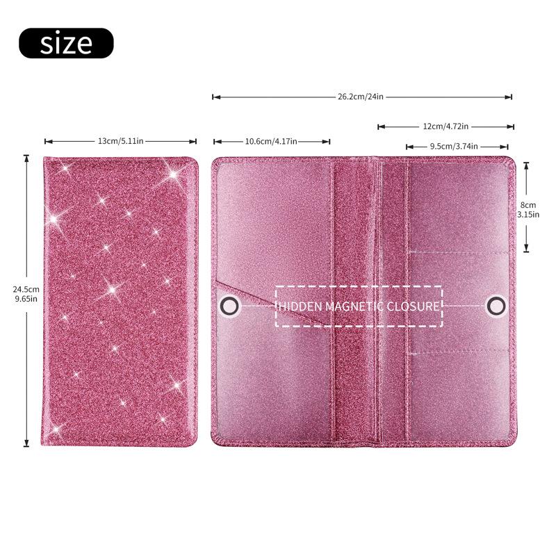 In-Stock Car Document Protector: PU Leather Insurance & Registration Card Holder Wallet