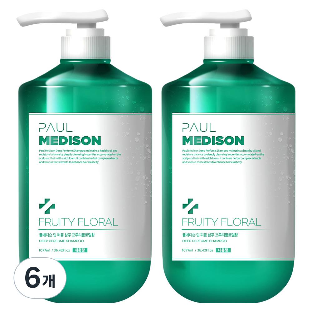 

Шампунь Paul Madison Deep Perfume Fruity Floral Fragrance, 1077 мл, 6 шт.