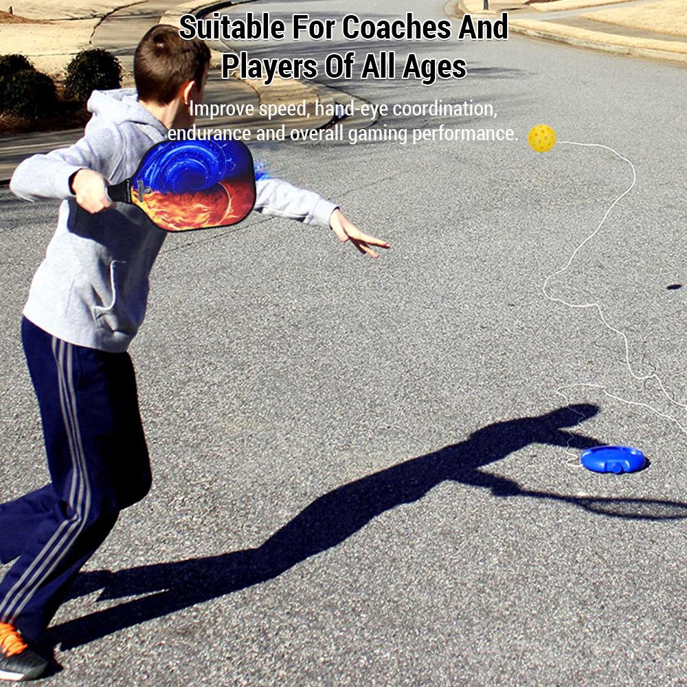 Pickleball Trainer Portable Trainer Ball with String for All Skill Levels Single Player