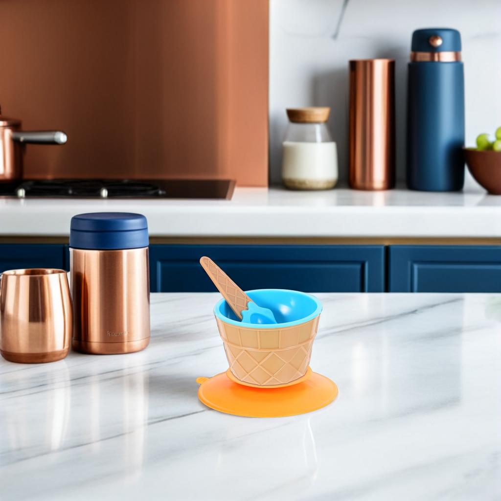 6Pcs Baby Tableware Mat Non-Slip Silicone Suction Placemat Double-Sided Sucker Pads for Plates Bowls Cups Toddler Dining