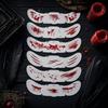 Temporary Stickers for Halloween, Scary Wound Effect Fake Tattoos for Face & Body, 6 Sheets of Scar & Cut Tattoos for Halloween Costume Decoration