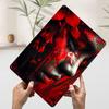 Red Blood and Flowers Tin Plaque Poster Customized Wall Art Retro Vintage Metal Signs for Man Cave Gamer Decoration Room Decor