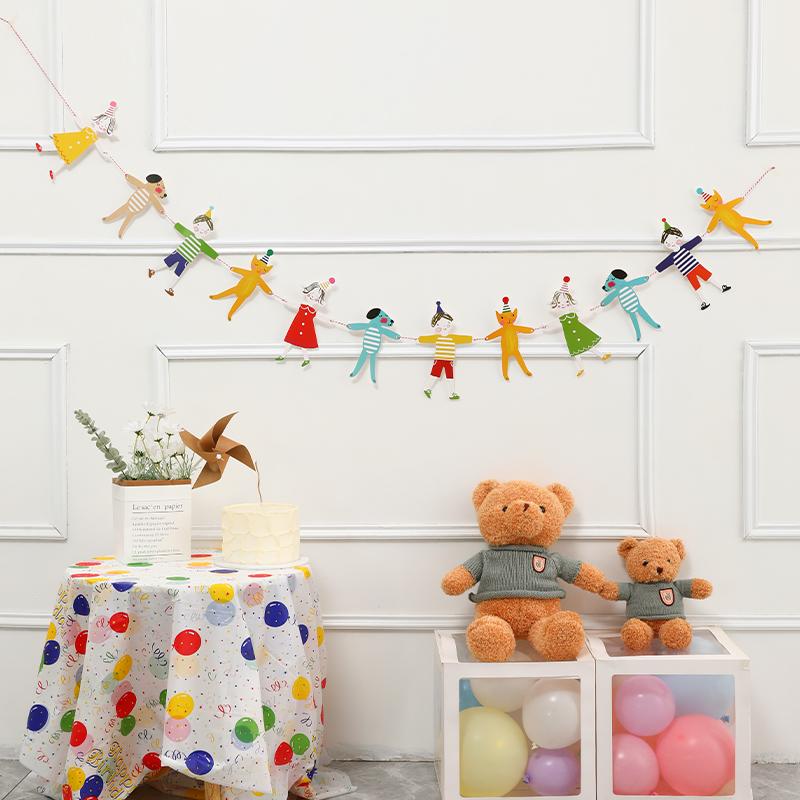 Dekoration für die erste Geburtstagsparty: Geburtstagsbanner für Jungen und Mädchen