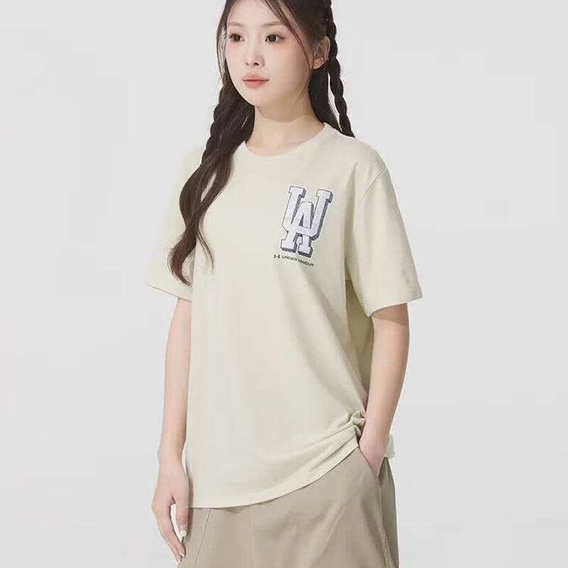 Under Armour Women s Round Neck Short Sleeve T-Shirt XL хаки