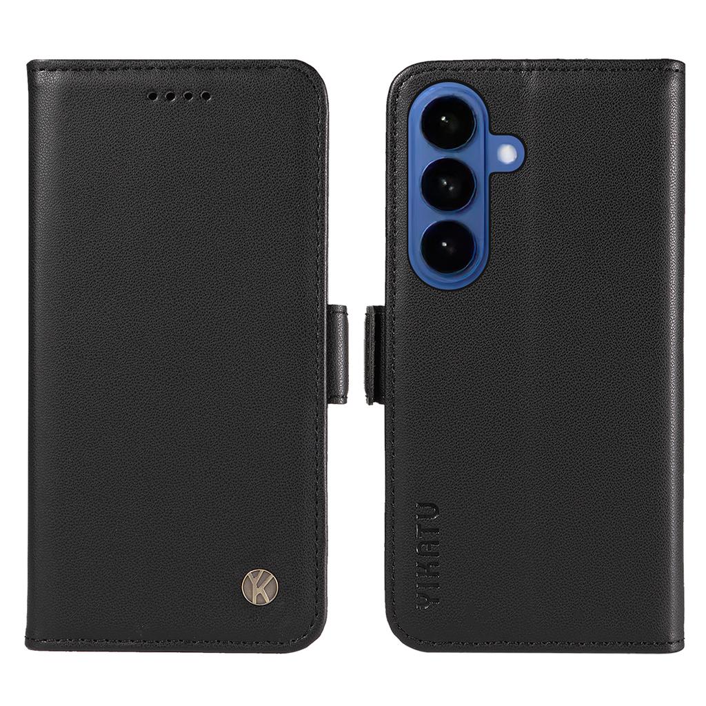 For Samsung Galaxy S26+ Wallet Phone Case YIKATU YK-003 Leather Stand Cover