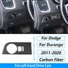 For Dodge Durango 2011-2020 Carbon Fiber Center Console Gear Shift Air Outlet AC CD Window Lift Trim Set Car Accessories Sticker