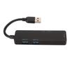 USB3.0 Docking Station with Card Slot Compact Portable USB Hub for Data Transfer and Storage