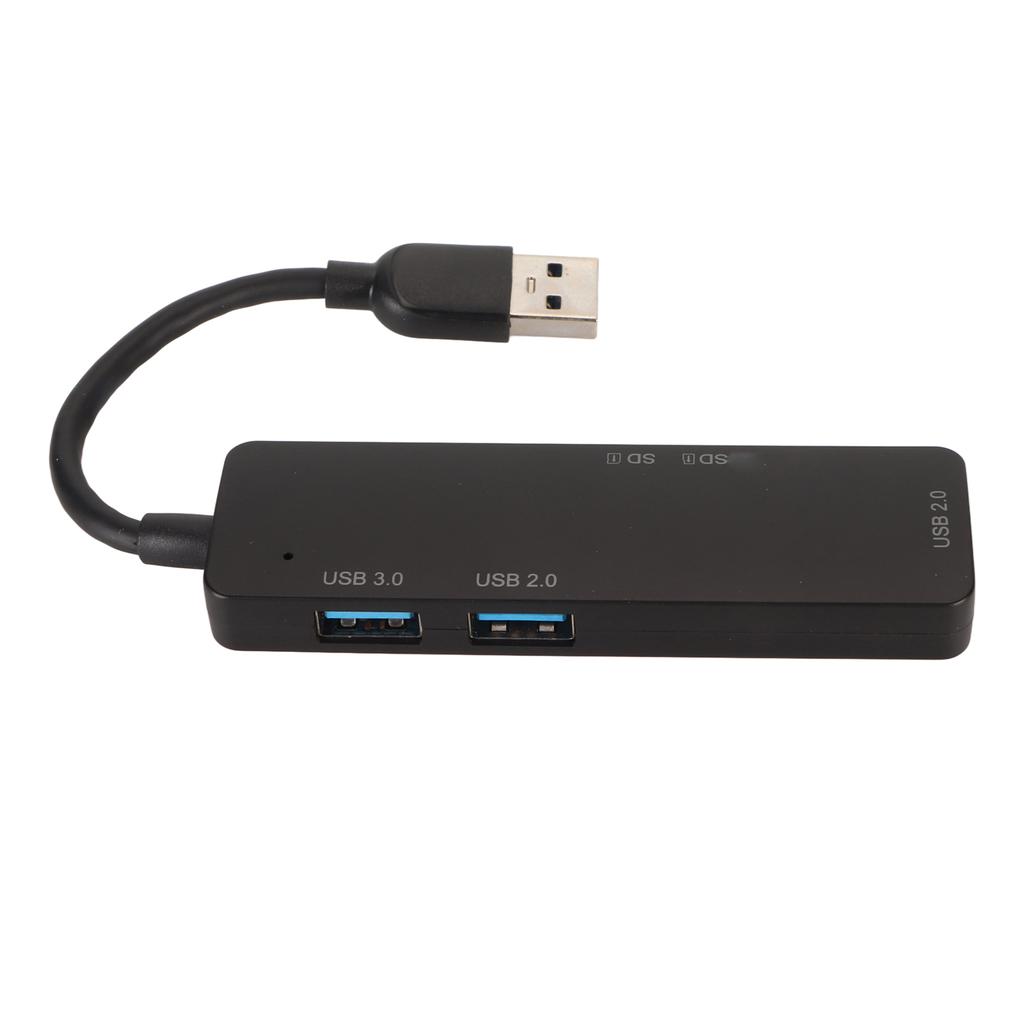 USB3.0 Docking Station with Card Slot Compact Portable USB Hub for Data Transfer and Storage