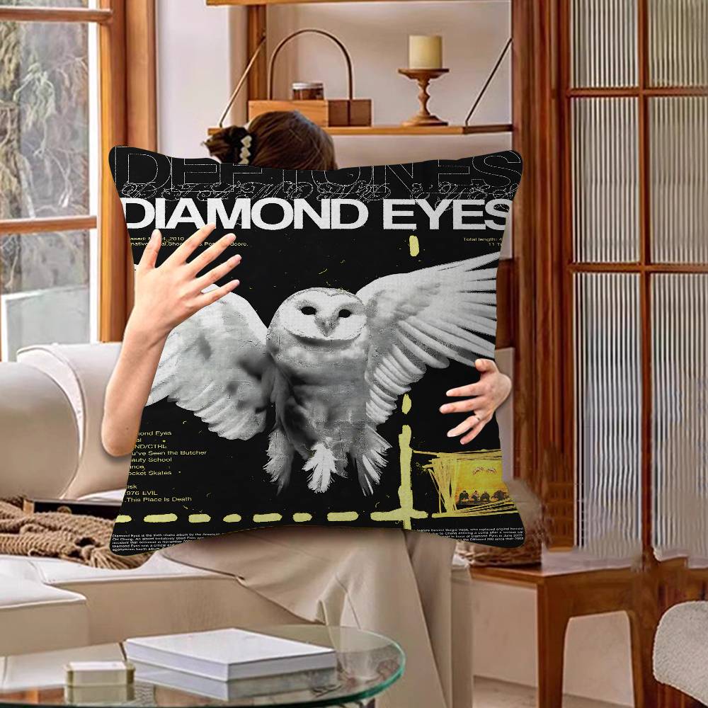 Rock Band DDeftones Personalized picture text home decorative pillows Household Gifts xcm