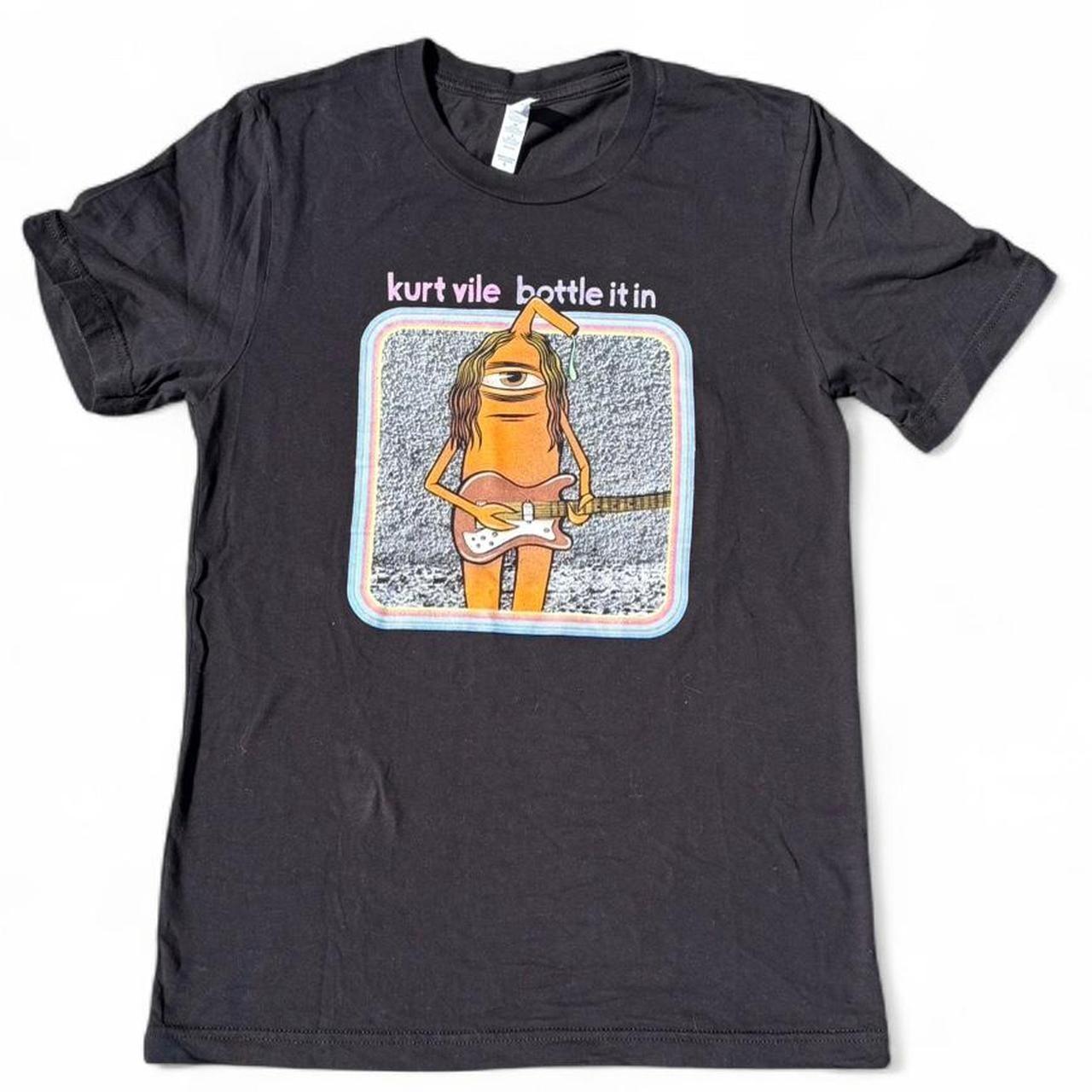 Black Kurt Vile Kurt Vile Bottle It In Vintage Style Unisex All Sizes Shirt LO57 XXXL