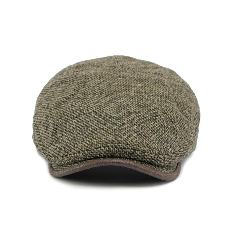 Woolen Hat Women's Autumn Winter Beret British Painter Hat Forward Hat Men's Cotton Hat Peaked Cap