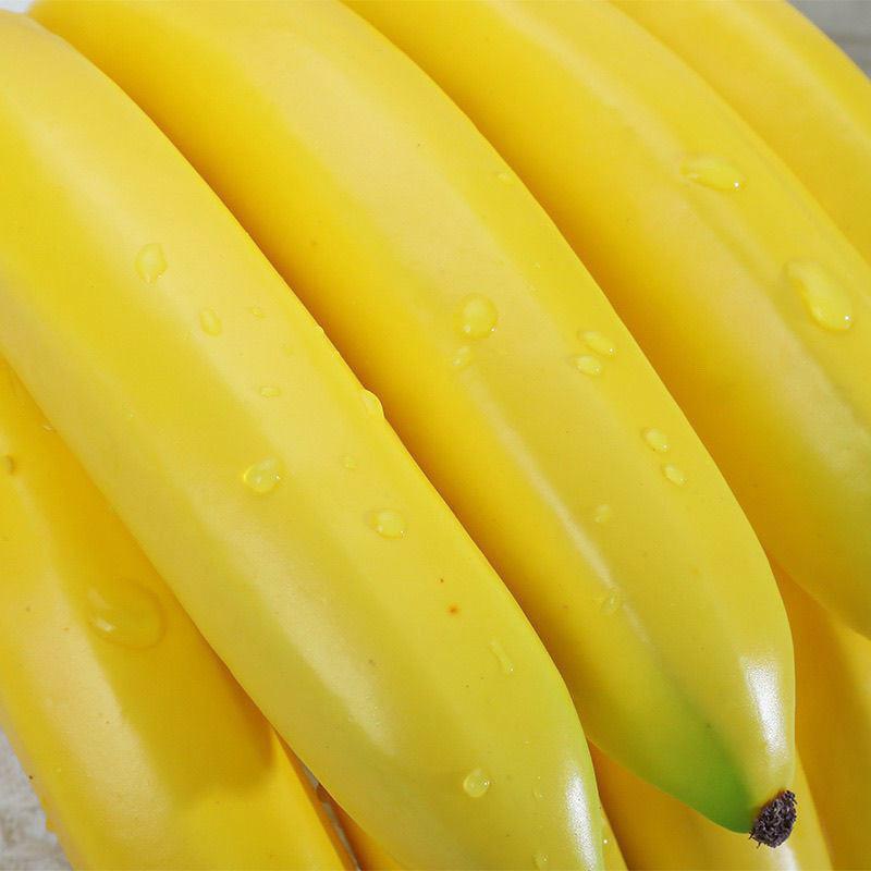 1PC Artificial Banana Decorative Plastic Fake Fruit Realistic Display Simulated Banana For Wedding Christmas Decor