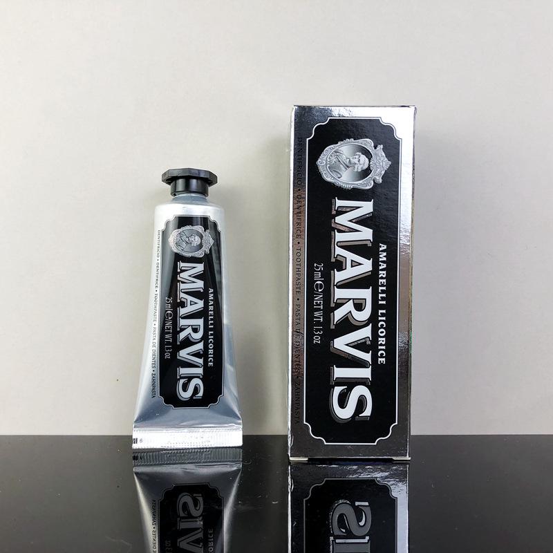 Jasmínová mátová zubní pasta pro svěží dech Dárková krabička - Itálie Mars Bright White 25ml vzorek