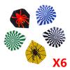 Standard Dart Flights PET Material Durable Professional Darts Accessories for Steel Tip and Soft Tip Darts Game