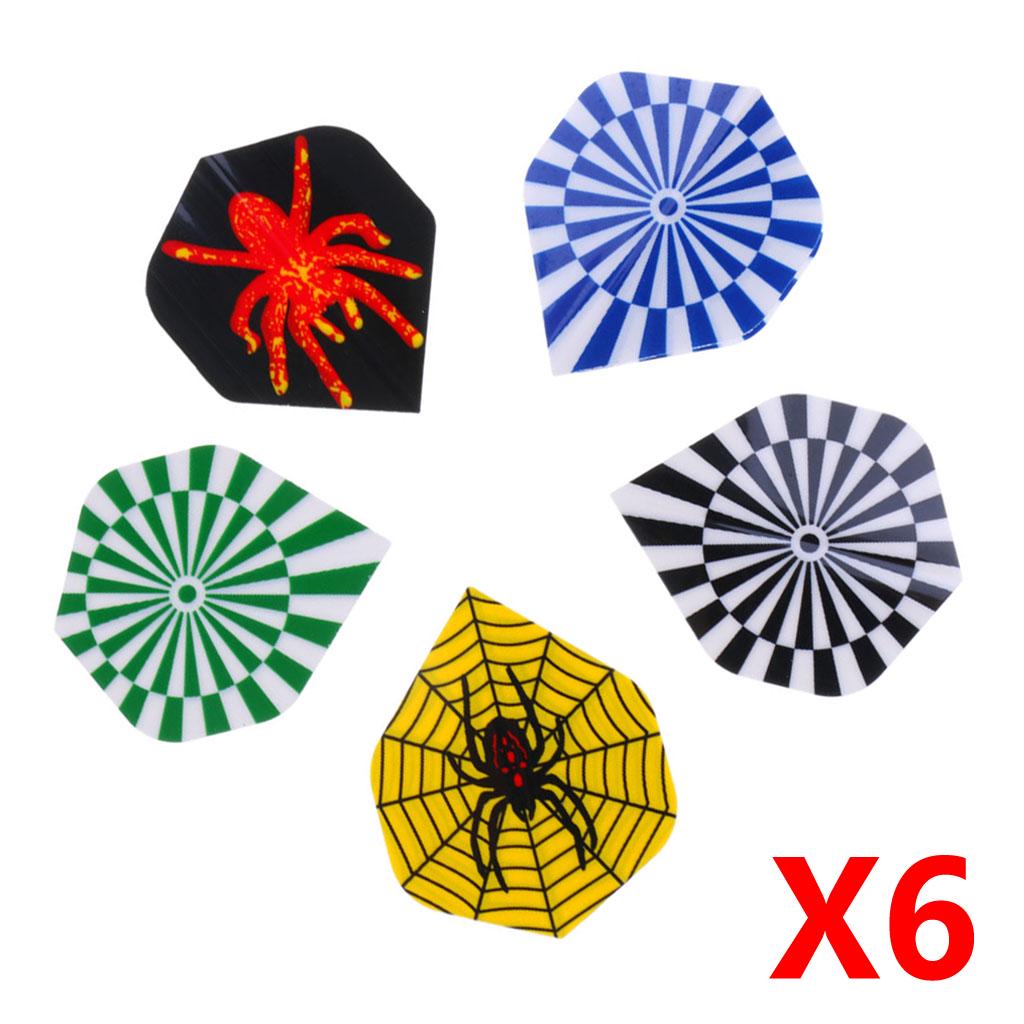Standard Dart Flights PET Material Durable Professional Darts Accessories for Steel Tip and Soft Tip Darts Game