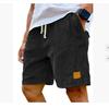 Men's Retro Corduroy Casual Shorts Men Fashion Solid Sweatpants Harajuku Corduroy Short Pants New Men Clothing Roupas