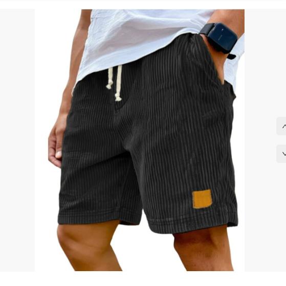 Men's Retro Corduroy Casual Shorts Men Fashion Solid Sweatpants Harajuku Corduroy Short Pants New Men Clothing Roupas