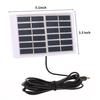Solar   1.2W/6V With 5521   Output 300CM Cable Battery   Polycrystalline Solar Panel 84*130mm For Garden/Traffic/Emergency Light Solar Pu