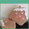 Christmas House Shape Plush Toy Doll Bedroom Dormitory Headrest Gift Cartoon
