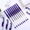 Purple Carbon Fiber Needle Point Fountain & Rollerball Gel Pen with European Standard Bullet Tip