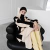 Turtleneck Pullovers Women  Striped Thicker Long Sleeve Knitting Tops Casual Sweaters Fall Winter All-match Cozy Keep Warm Sweaters