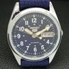 SEIKO 5 AUTOMATIC 6309A VINTAGE REFURBISHED JAPAN MENS BLUE DIAL WATCH a441668-1