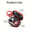 Nuevos Auriculares Inalámbricos Deportivos para Correr con Ganchos para las Orejas, Auriculares con Sonido de Graves HiFi, Pantalla LED Dual, Auriculares con Cancelación de Ruido, Micrófono Incorporado