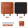 Leather High Quality Car LOGO Seat Back Anti-Kick Protector For BMW Mini Cooper R50 R53 R55 R56 R60 R61 F54 F55 F56 Car stickers QZ8