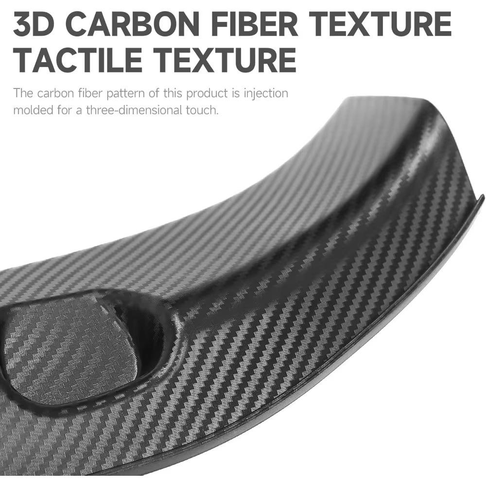 Rear Bumper Guard for Tesla Model Y 2025- 2025 ABS Trunk Door Sill Protector 3D Carbon Fiber Pattern Car Interior Accessories