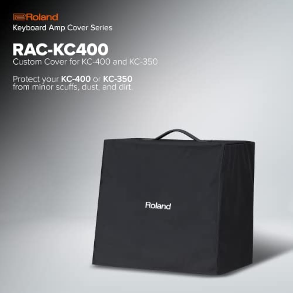 Roland Roland RAC-KC400 Keyboard Amp Cover (Cover for KC-400) Genuine Black Durable Polyester Mat...